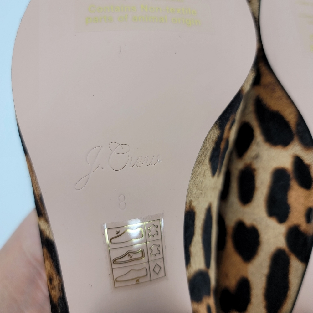 BNIB J.Crew Pointed Block Heel Pumps in Calf Hair - Picture 10 of 10